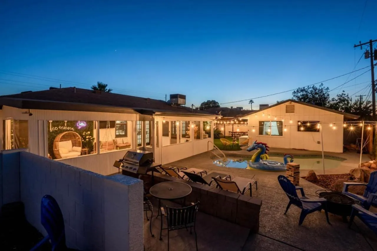 Oak Scottsdale - Boho Scottsdale Oasis Getaway-Pool-Hottub-Zenroom 度假居